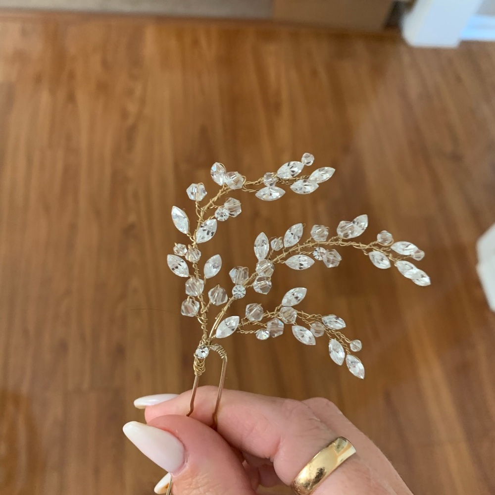 Bhldn wedding bride hair pin worn once